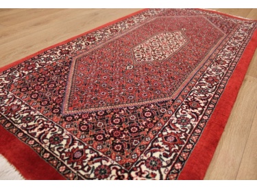 Perserteppich "Bijar" Orient Teppich mit Seide 146x70 cm