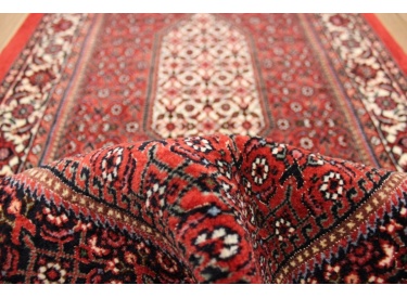 Persian carpet "Bijar" with Silk 146x70 cm