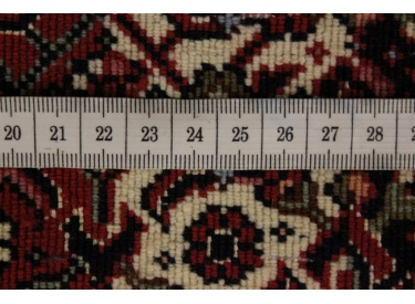 Perser Teppich "Bijar" Orientteppich mit Seide 142x70 cm