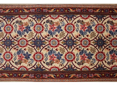 Persian carpet Waramin 303x76 cm Beige
