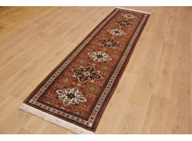 Persian carpet "Ardebil" Runner wool 289x79 cm
