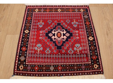 Persian carpet "Ghashghai" oriental 68x66 cm