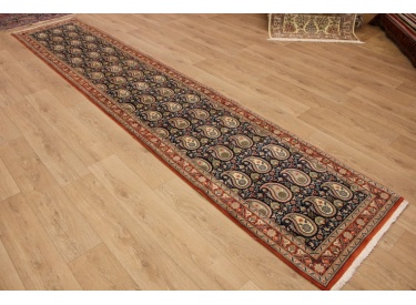 Persian carpet Waramin Boteh design 428x84 cm 