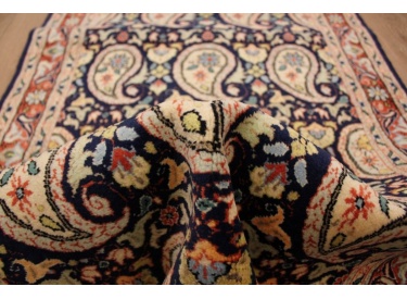Persian carpet Waramin 420x78 cm Dark blue