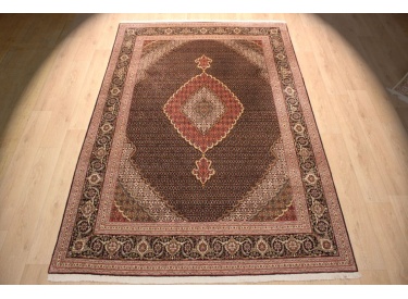 Persian carpet Tabriz Mahi 300x200 cm Black