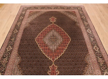 Persian carpet Tabriz Mahi 300x200 cm Black