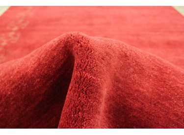 Oriental carpet Loribaft virgin wool & silk 132x91 cm