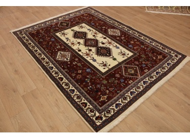 Persian carpet "Ghashghai" with silk 240x184 cm