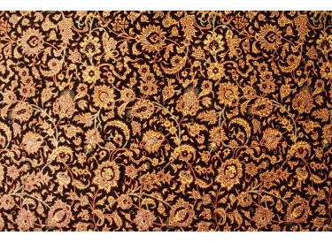 Perser Teppich Ghom reiner Seide 240x160 cm