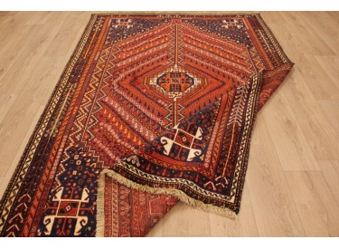 Persian carpet Ghashghai pure wool 252x172 cm