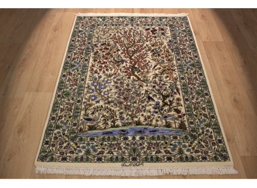 Perser Teppich "Isfahan" mit Seide 172x115 cm