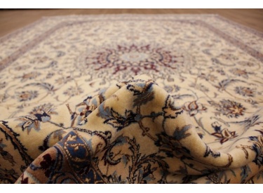Persian carpet Nain 6la with  silk 303x205 cm