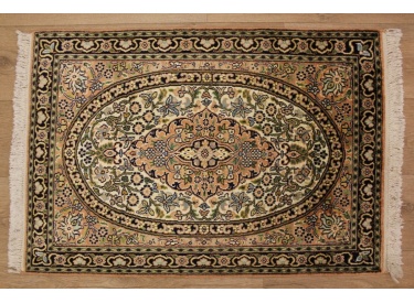 Oriental carpet "Kashmir" pure silk 93x65 cm