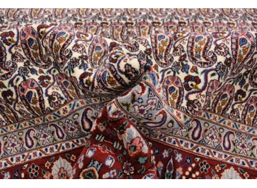 Hand-knotted Persian carpet "Moud" with silk 345x245 cm