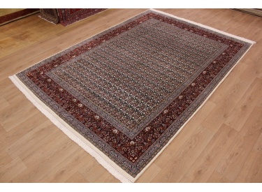 Hand-knotted Persian carpet "Moud" with silk 345x245 cm