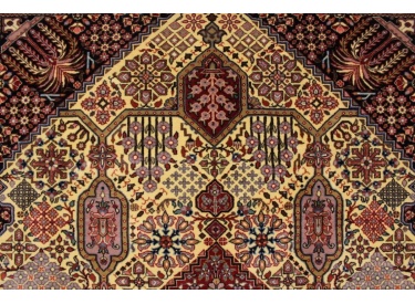 Persian carpet "Ghom" virgin wool 205x145 cm