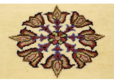 Persian carpet "Ghom" virgin wool 210x145 cm