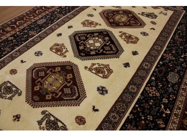 Persian carpet "Ghashghai" pure wool 217x145 cm