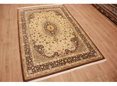 Persian carpet Ghom pure silk 306x200 cm