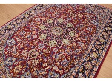 Old Persian carpet Isfahan 165x110 cm Red