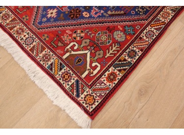 Persian carpet Ghashghai runner 300x89 cm Blue