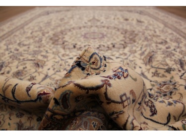 Fine Persian carpet Nain 6la with  silk 326x215 cm