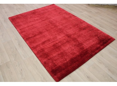 Oriental carpet Loribaf with silk 243x169 cm Red