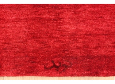 Hand-knotted carpet" Lori" virgin wool & silk 243x175 cm