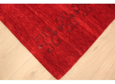 Hand-knotted carpet" Lori" virgin wool & silk 236x169 cm