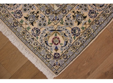 Persian carpet Nain 9la with Silk 300x200 cm