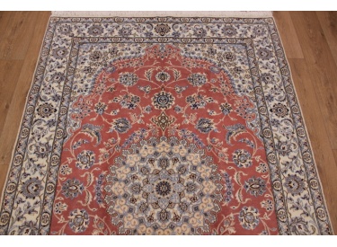 Persian carpet Nain 9la with silk 244x160 cm