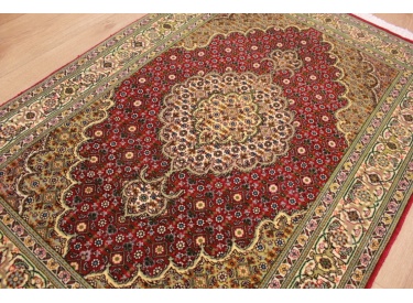 Persian carpet "Taabriz mahi" with Silk 120x85 cm