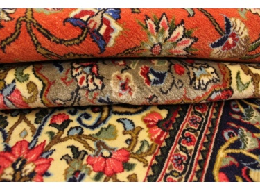 Fine Persian carpet "Ghom" Wool 200x135 cm Red
