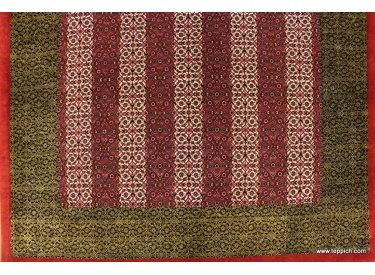Persian carpet "Bijar" with Silk 222x145 cm