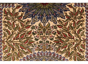 Perserteppich "Gom" Orientteppich mit Seide 205x135 cm