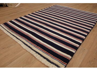 Perserteppich "Gabbeh" Loribaf 204x153 cm gestreift