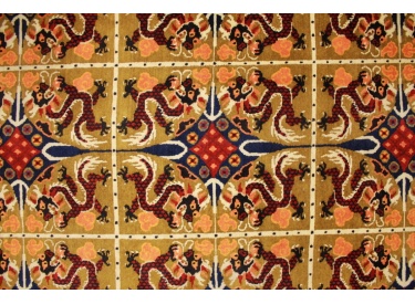 Alter Orientteppich "China" 380x270 cm Drachenteppich