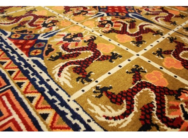 Alter Orientteppich "China" 380x270 cm Drachenteppich