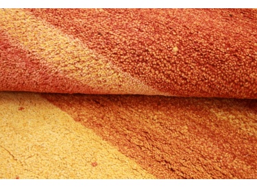 Orient Teppich "Gabbeh" reine Wolle 177x125 cm Orange