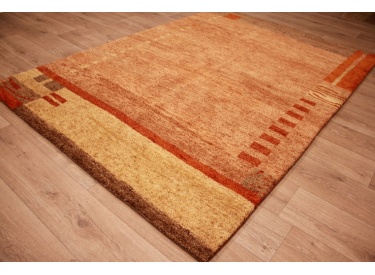 Orient Teppich "Gabbeh" reine Wolle 237x159 cm Braun