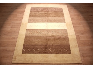 Orient Teppich "Gabbeh" reine Wolle 243x173 cm Beige-Braun