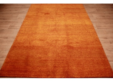Oriental carpet "Gabbeh" pure wool 287x196 cm Orange