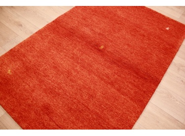 Orient Teppich "Gabbeh" reine Wolle 176x123 cm Orange