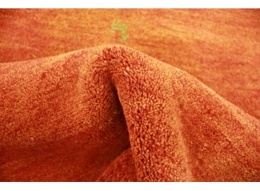 Orient Teppich "Gabbeh" reine Wolle 180x125 cm Orange