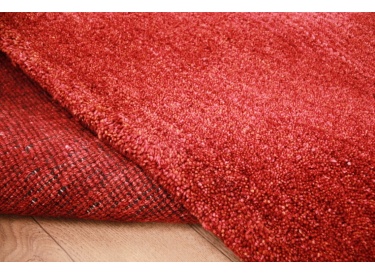 Oriental carpet "Gabbeh" pure wool 241x170 cm Red