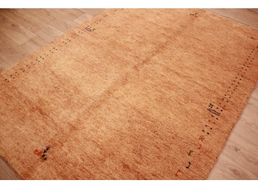Oriental carpet "Gabbeh" pure wool 241x169 cm Beige
