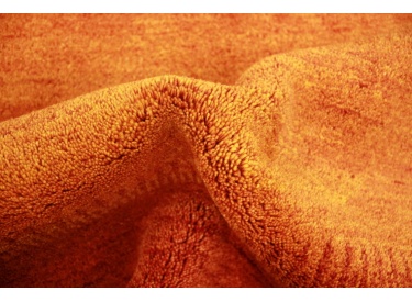 Orient Teppich "Gabbeh" reine Wolle 198x143 cm Orange