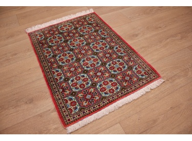 Persian carpet "Ghom" pure Silk rug 78x54 cm