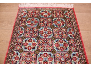 Persian carpet "Ghom" pure Silk rug 78x54 cm