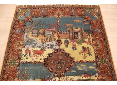 Oriental carpet  Kashan pure wool 211x154 cm